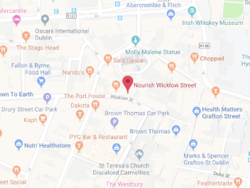 Nourish Wicklow Street location map
